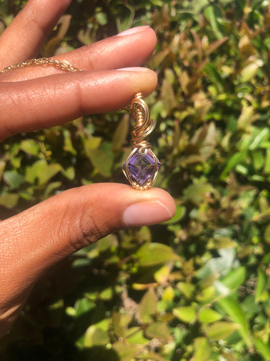 Amethyst necklace