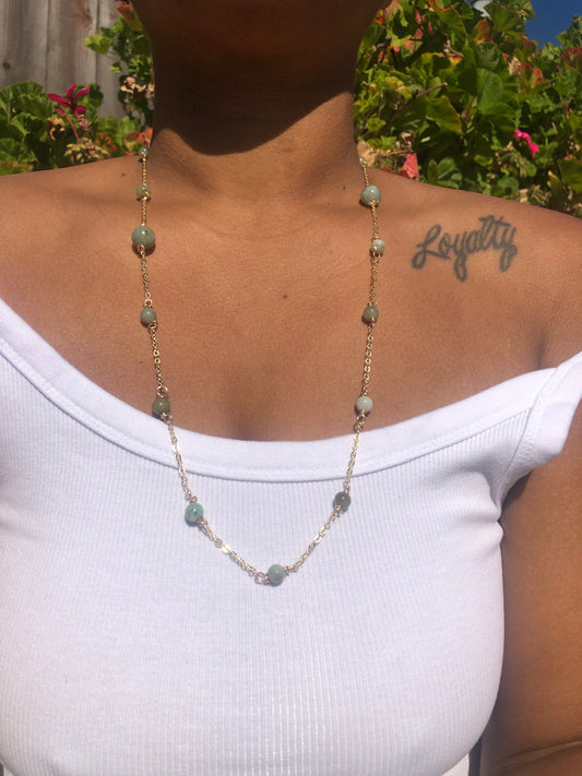 Jade Bead Necklace