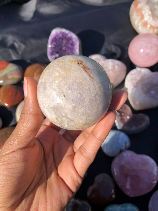 Pink Amethyst Druzy Sphere