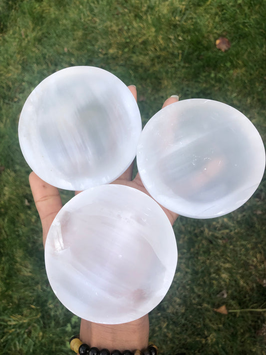 Selenite Bowls