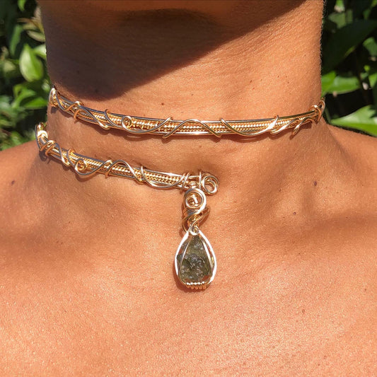 Moldavite Choker