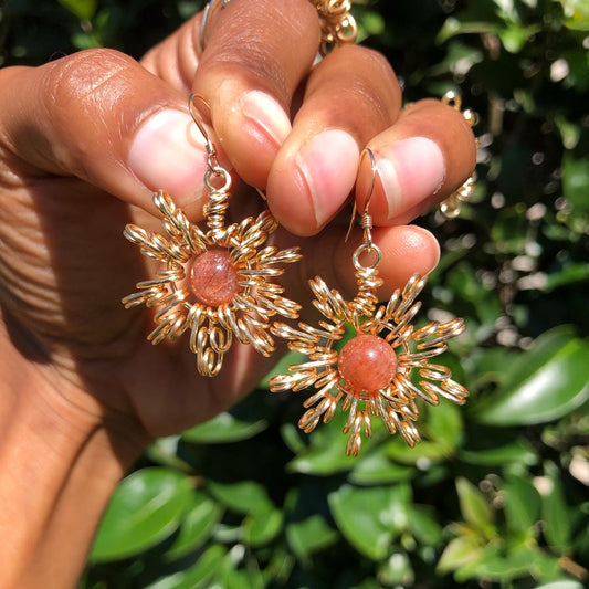 Sun earrings