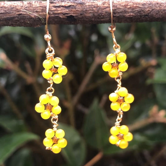 Flower Drop Earrings