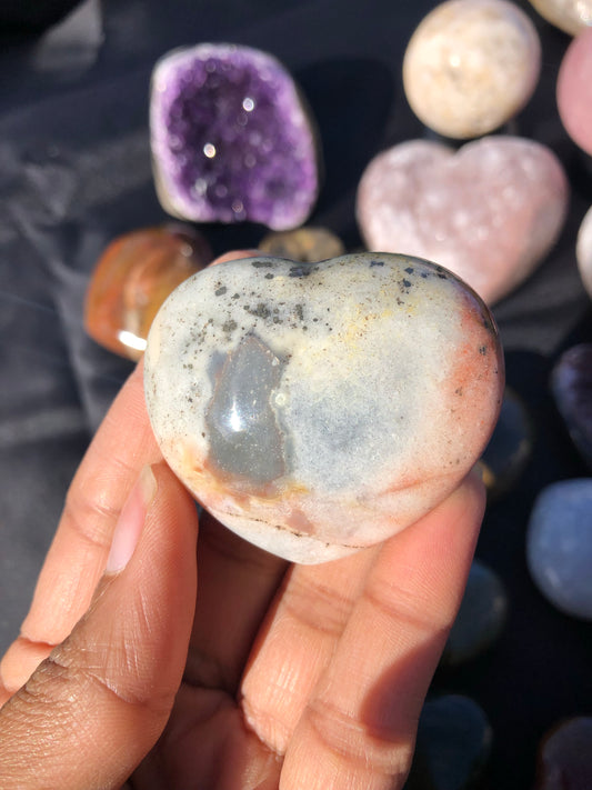 Ocean Jasper Heart