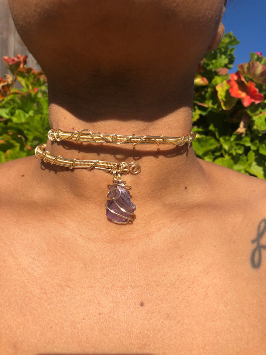 Amethyst Choker