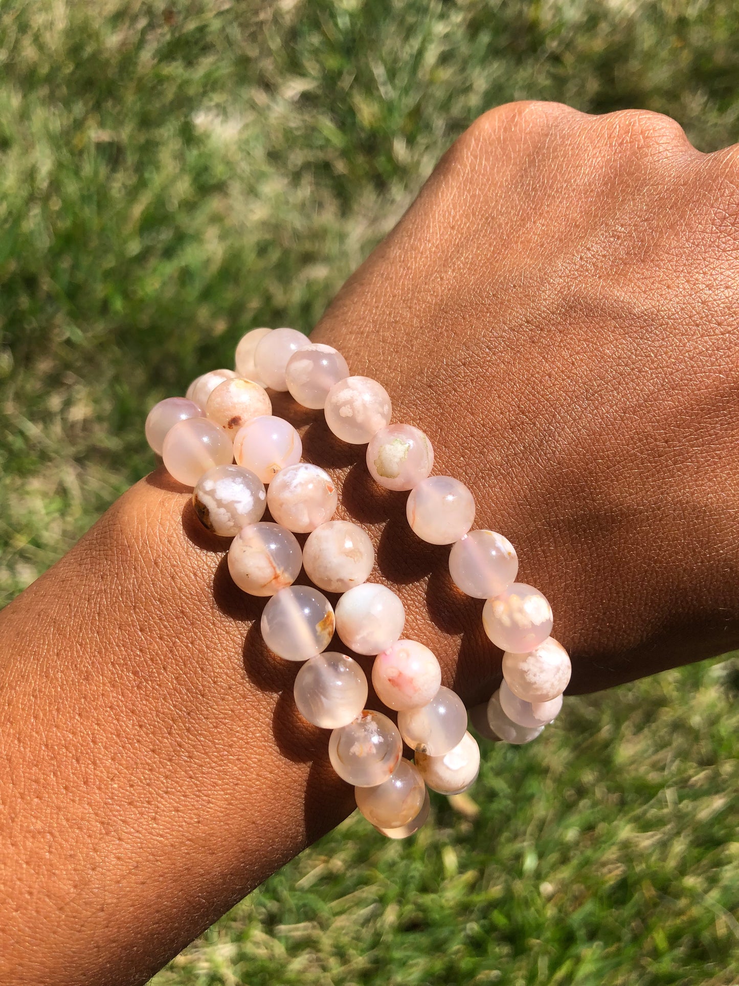 Flower Agate Bracelet